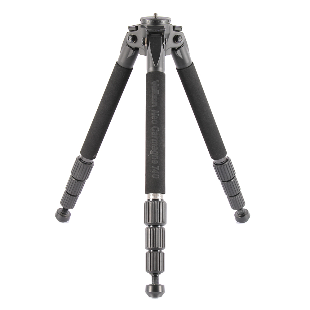 Velbon Neo Carmagne 740 Carbon Fiber Tripod Legs, 4-Section, 23-68.8 in.